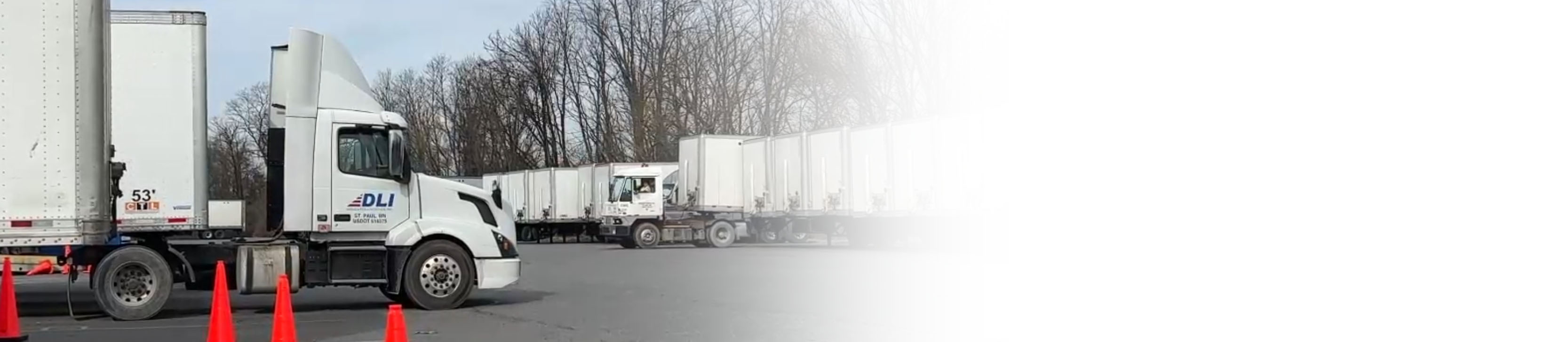 DLI truck in yard
